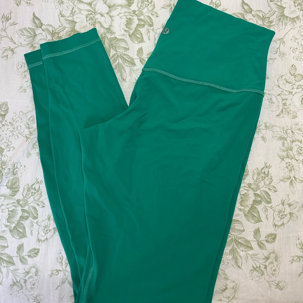 Green Lululemon Leggings